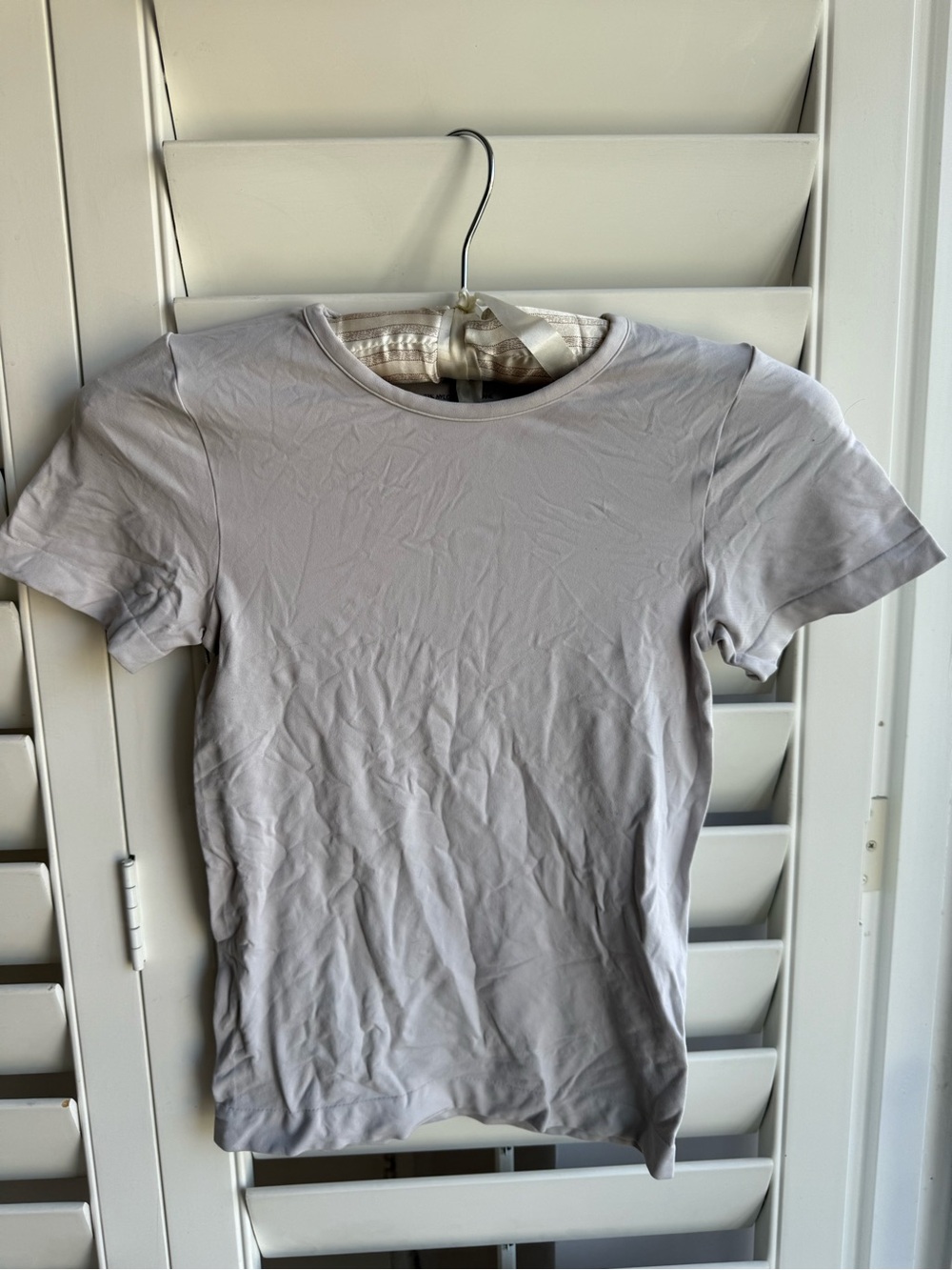 SkimS light grey baby grey Crew Neck T-Shirt in Light Gray